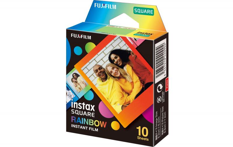Fujifilm Instax Square 10 Blatt Rainbow