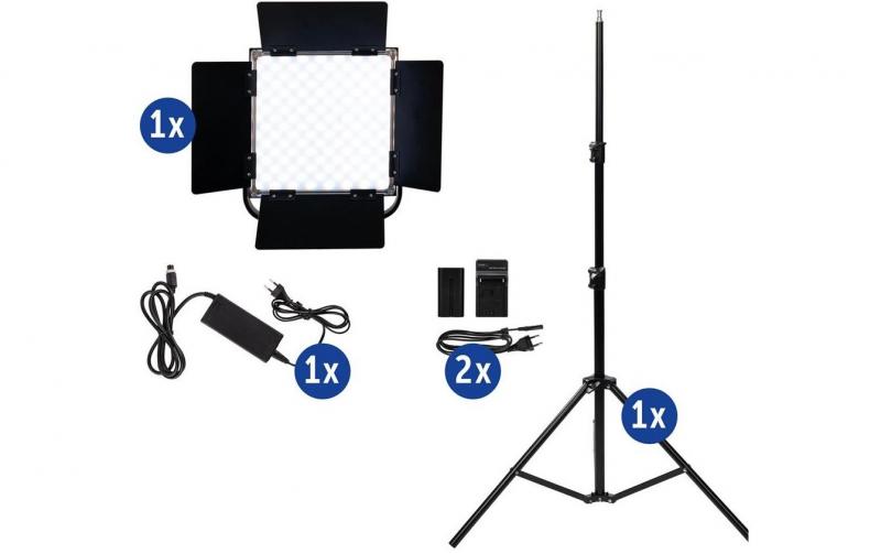 Dörr LED Video Light DLP-1000 1er Kit RGB