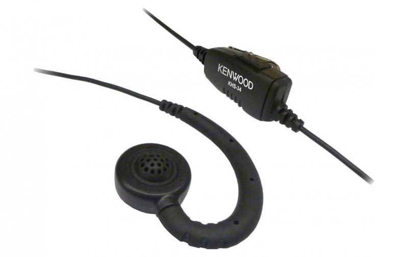 Kenwood Ohrhörer C-Bügel mit In-Line PTT