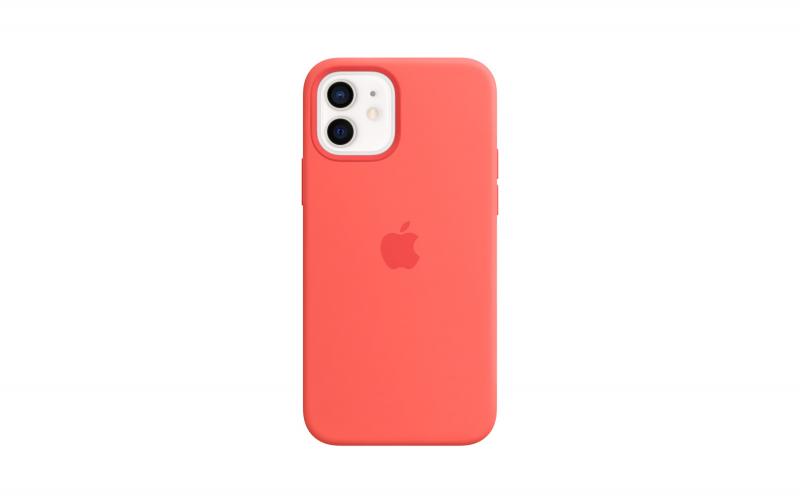 Apple iPhone 12/12 P Silicone Case Mag Pink
