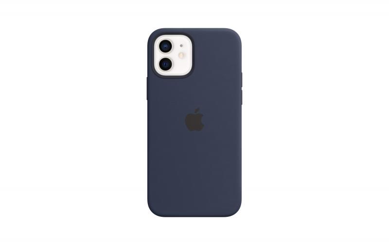 Apple iPhone 12/12 P Silicone Case Mag Blue