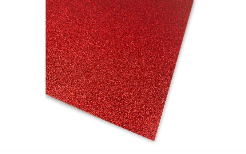 Ursus Glitterkarton A4 Rot