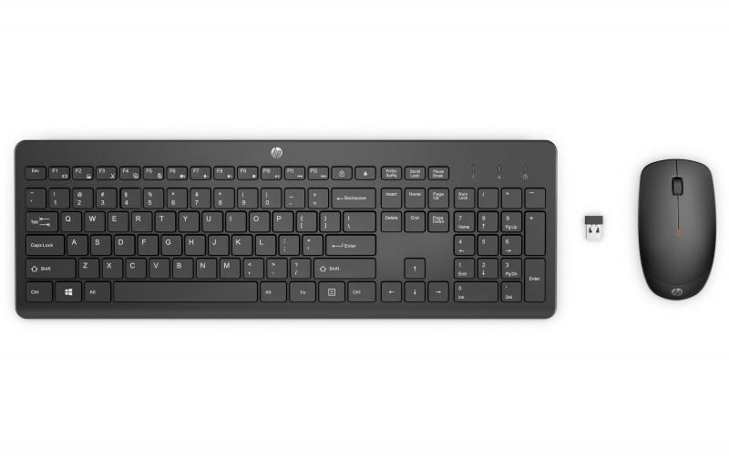 HP Tastatur + Maus 230 WL Black