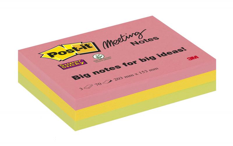 3M Post-it Super Sticky Big Notes