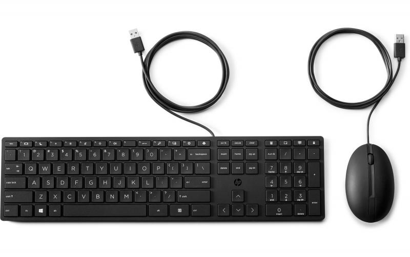 HP Wired Desktop 320MK Keyboard & Mouse Set