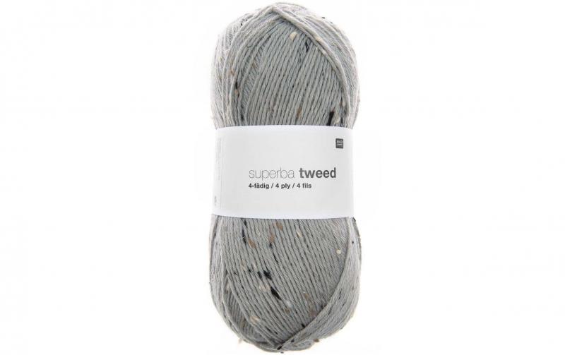 RICO  Sockenwolle  Tweed 4-fädig, mauve