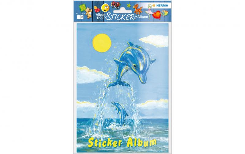 Herma Stickeralbum A5 Der kleine Delfin