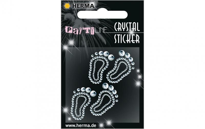 Herma Sticker Crystal Babyfüsse