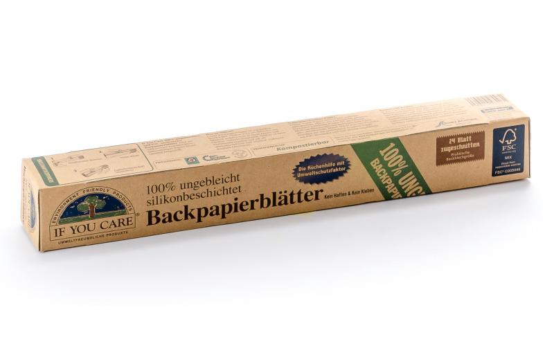 if you care Backpapier Blätter 24 Stück