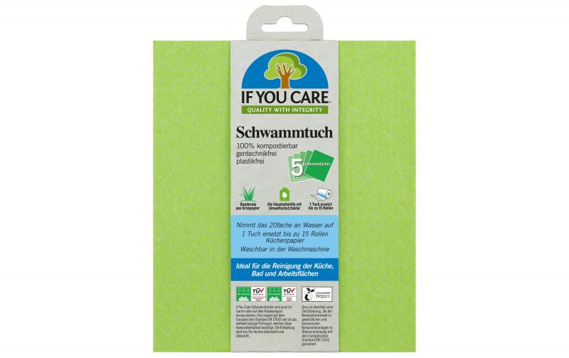 if you care Schwammtücher 5 Stück