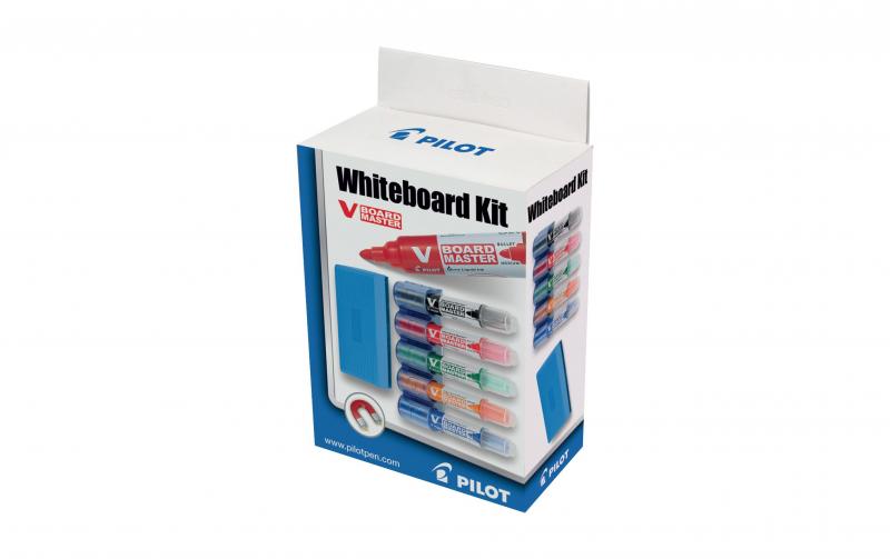 Pilot BG V-Board Whiteboard Marker Kit