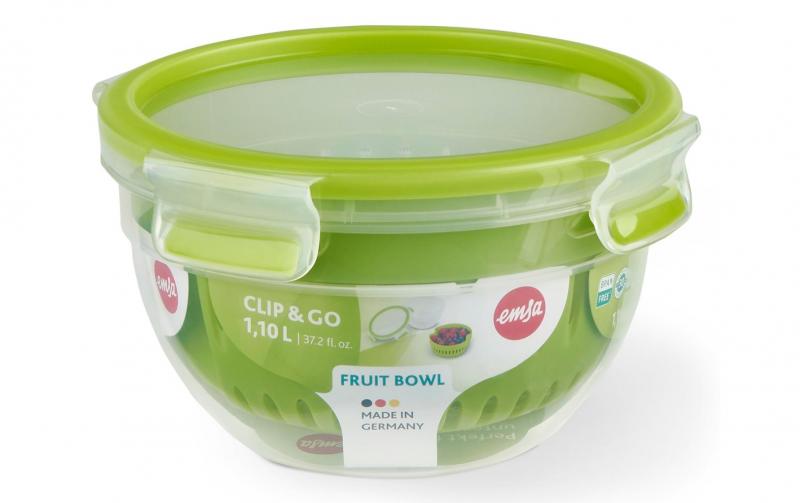 Emsa Frischhaltedosen Clip & Go Fruit Bowl