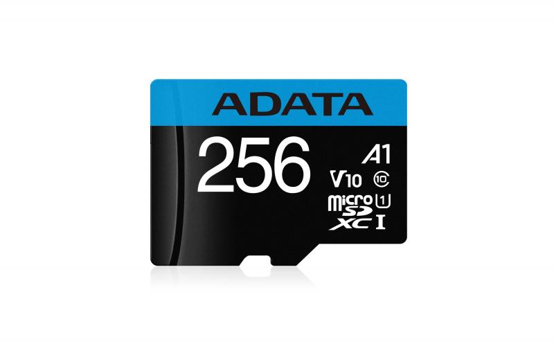 ADATA SDXC Card 256GB A1, Class 10