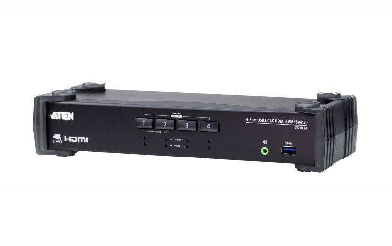 Aten CS1824: HDMI 4K/60Hz KVM Switch, 2Port