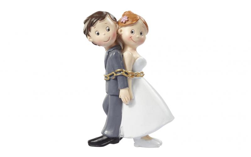 Hobbyfun Mini-Figur Hochzeitspaar in Ketten
