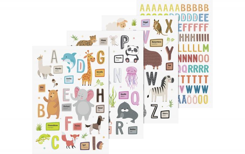 Heyda Fensterbilder Tiere & Alphabet