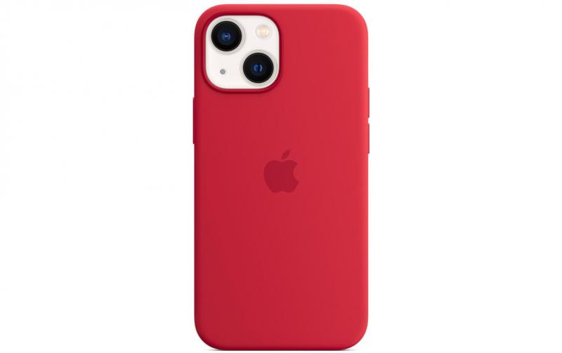 Apple iPhone 13 mini Silicone Case Red