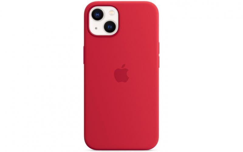 Apple iPhone 13 Silicone Case Red