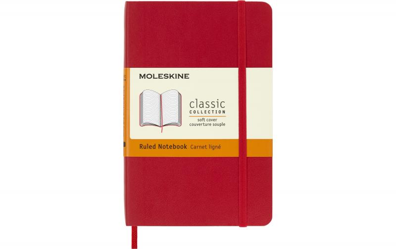 Moleskine Notizbuch Classic A6 Scharlachrot