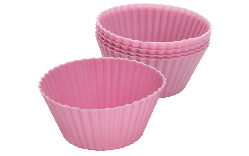 Zenker Muffinförmchen rosa 6Stk.