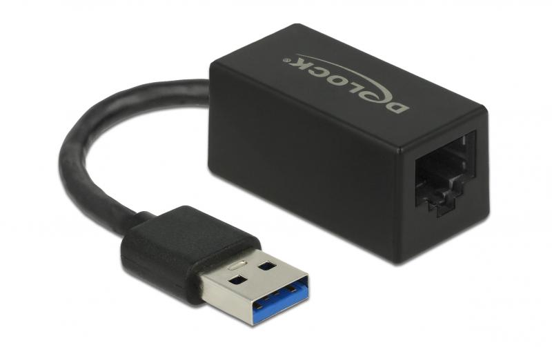 Delock USB3.2 Typ-A zu Gigabit LAN Adapter