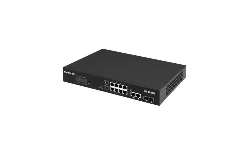 Edimax Pro GS-5210PL:12 Port Gigabit PoE+