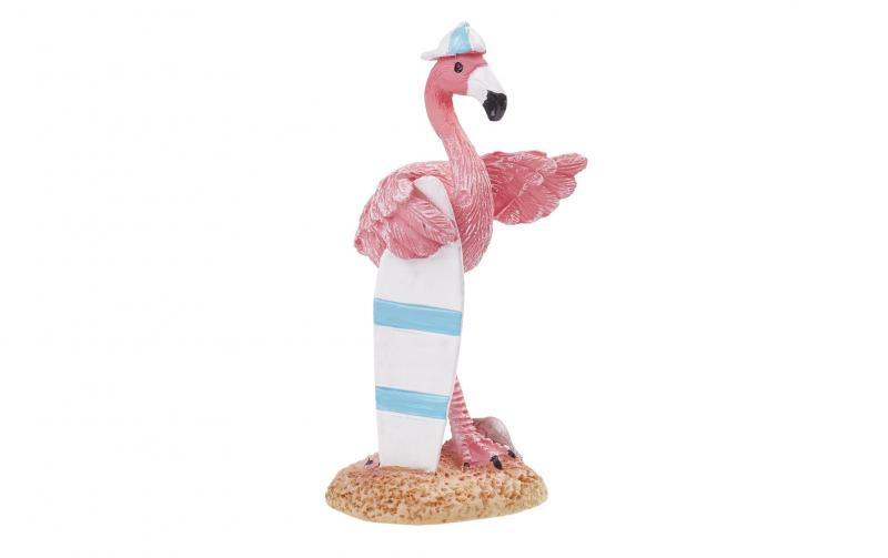 Hobbyfun Mini-Figur Flamingo Surfbrett