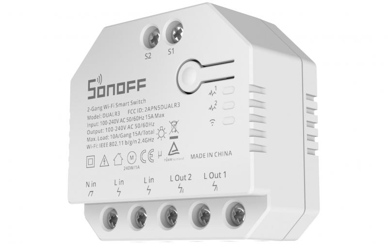 SONOFF WiFi-Rolladenaktor 2-fach DUALR3