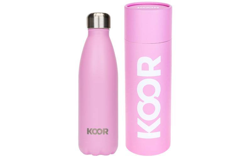 KOOR Flasche Thermo 500ml Pastell Rosa