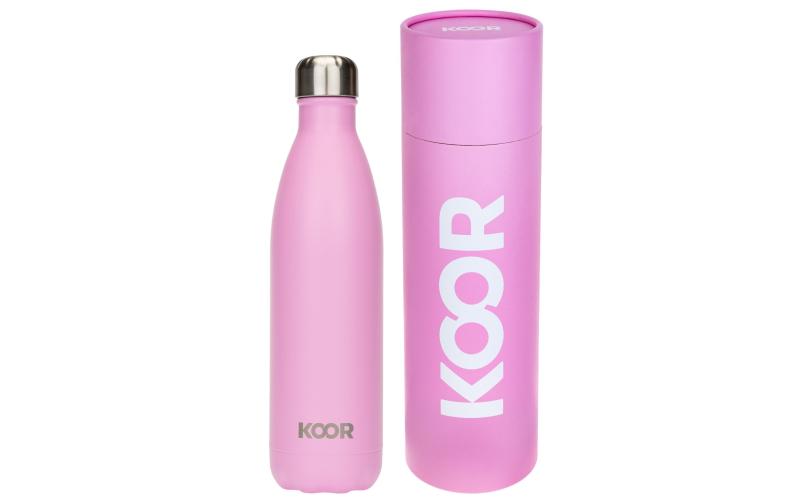 KOOR Flasche Thermo 750ml Pastell Rosa