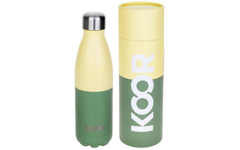 KOOR Flasche Thermo 500ml Yellow / Yade