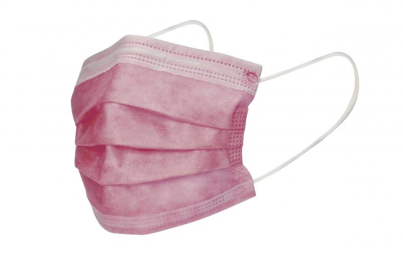 Hygienemaske Typ IIR, 20er Pack, Pink