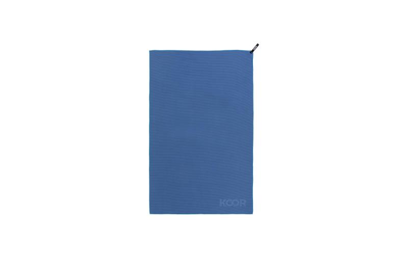 KOOR Badetuch blau M 55x90cm