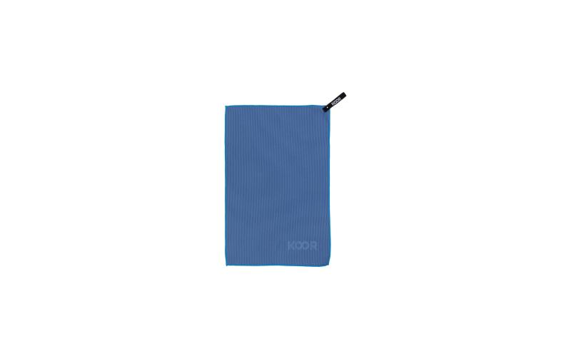 KOOR Badetuch blau S 35x55cm