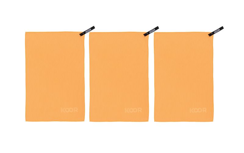 KOOR Handtuch Set orange 3x S