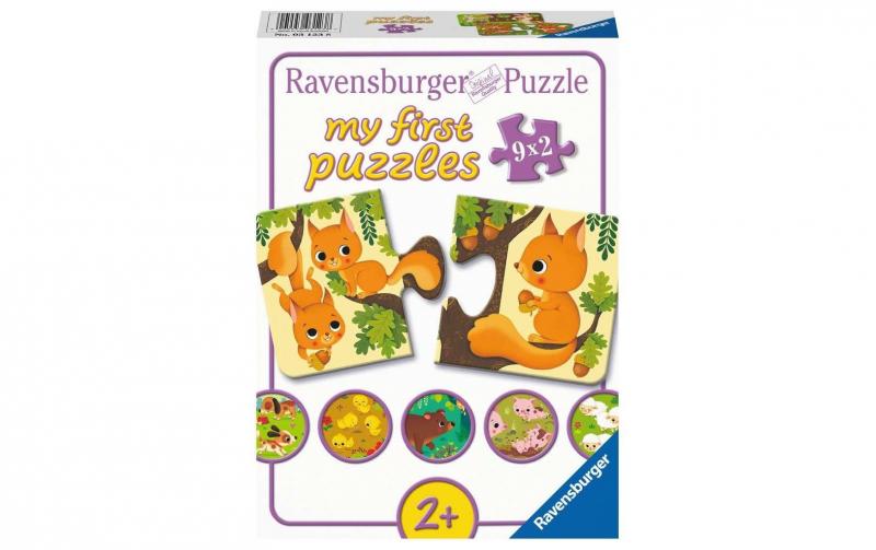 Puzzle Tiere und ihre Kinder