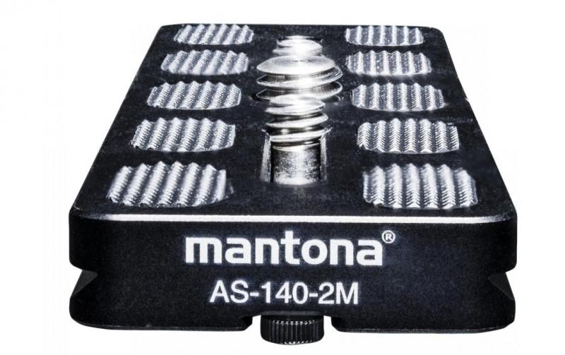 Mantona AS-140-2M Schnellwechselplatte