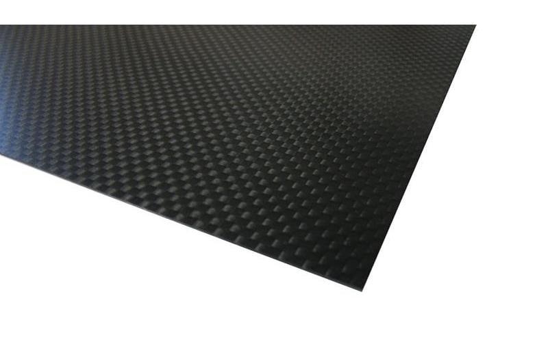Carbonplatte 250x250x0.5 mm