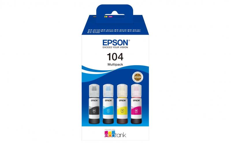 Tinte Epson ECOTANK 104 C13T00P640
