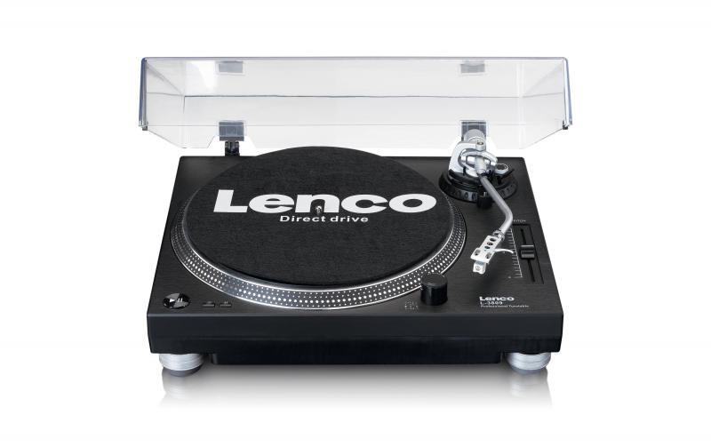 Lenco L-3809, Plattenspieler, schwarz