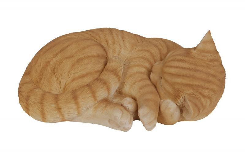 Vivid Art Katze schlafend, Polyresin