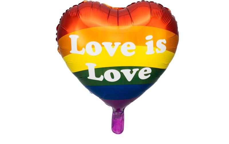 Partydeco Folienballon Love is Love