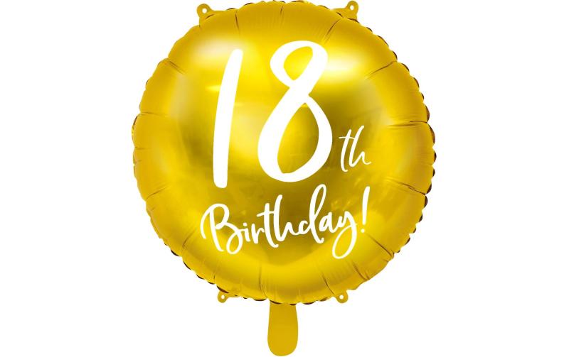 Partydeco Folienballon 18th Birthday