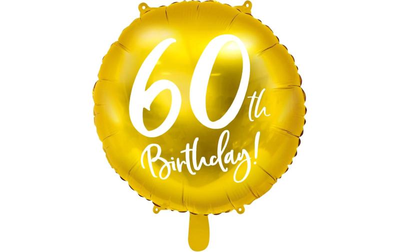 Partydeco Folienballon 60th Birthday
