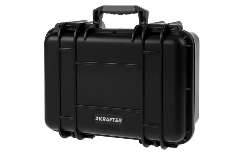 KRAFTER Kunststoffkoffer D3617, schwarz