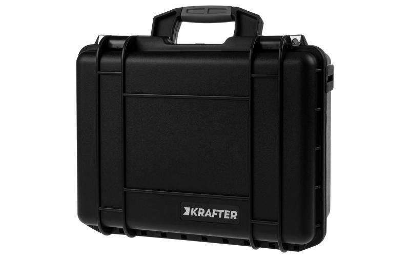 KRAFTER Kunststoffkoffer D4218, schwarz