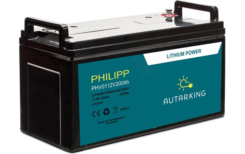 Autarking Philipp Li Batterie 12.8V 200Ah