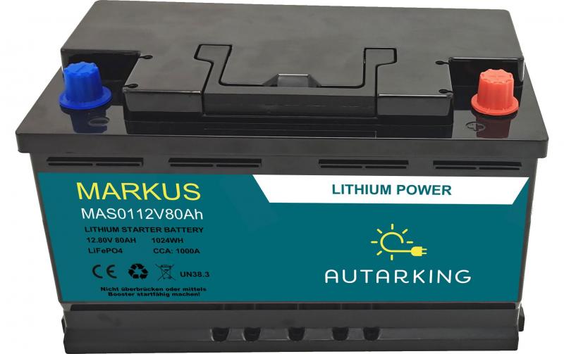 Autarking Markus Li Batterie 12.8V 80Ah