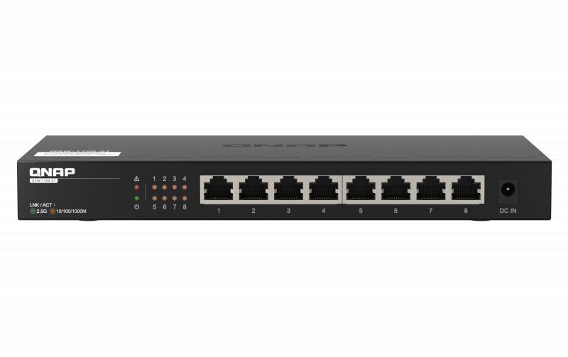 QNAP QSW-1108-8T, 8-Port 2.5GbE Switch