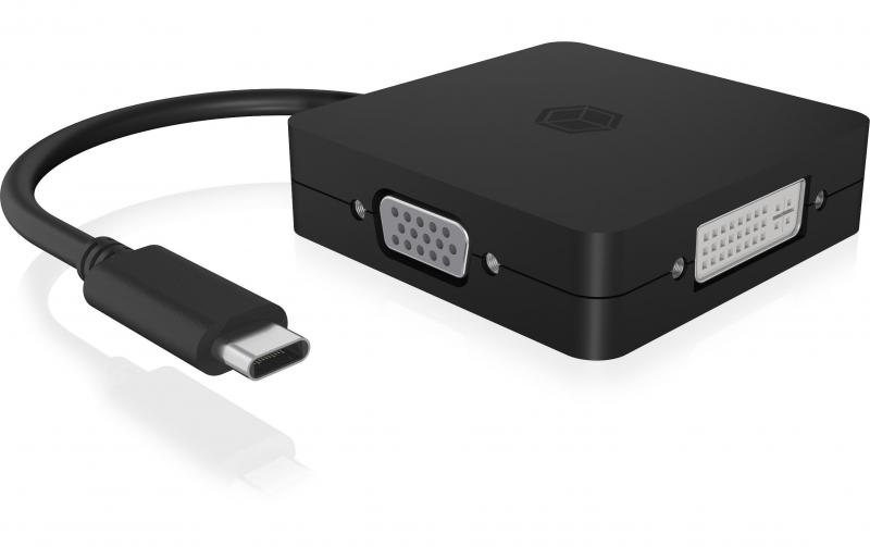 ICY BOX IB-DK1104-C Video Adapter
